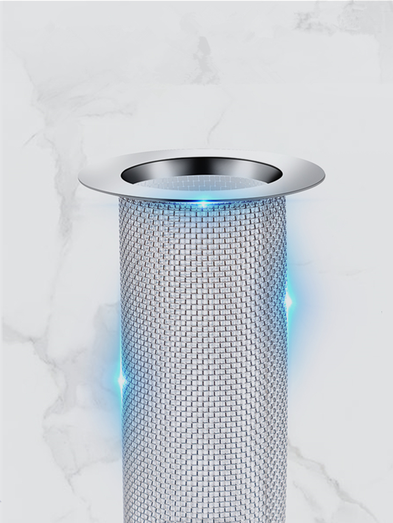 MroMax 2 filtros de malla para fregadero de 3.54 x 2.2 pulgadas (diámetro  exterior x diámetro interior), filtro de malla de metal para fregadero de