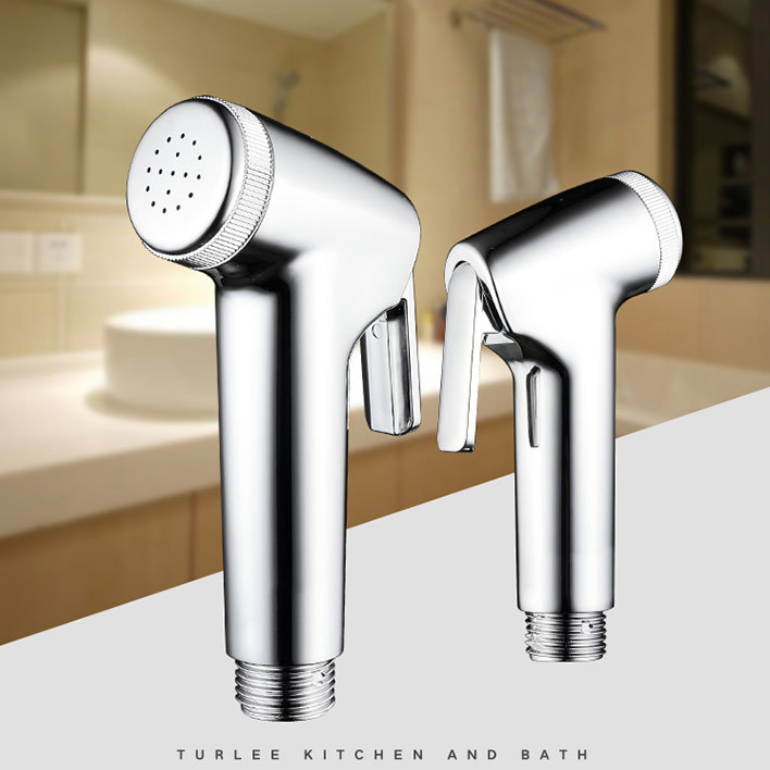 TURLEE Handheld Bidet Sprayer for Toilet -Brass T-valve Adapter