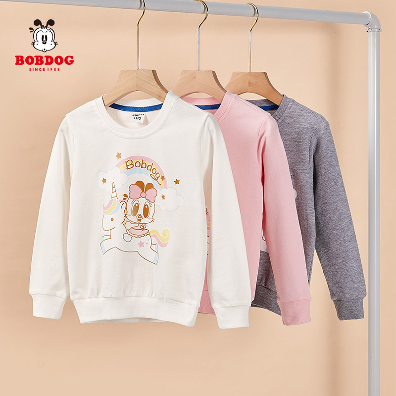 Mädchen Pullover Mit Cartoon Print - Baumwolle Langarm Sweatshirt