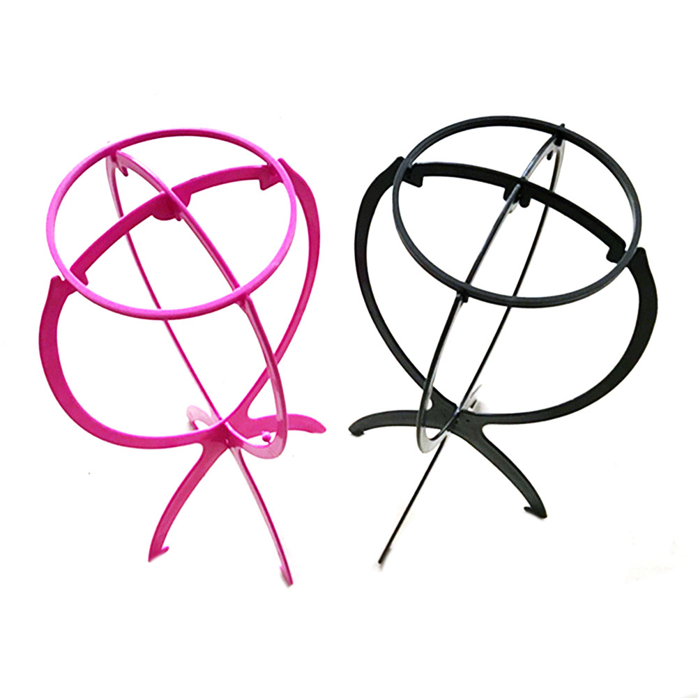 Durable Folding Wig Stand Solid Color Wigs Stable Hairpiece Temu