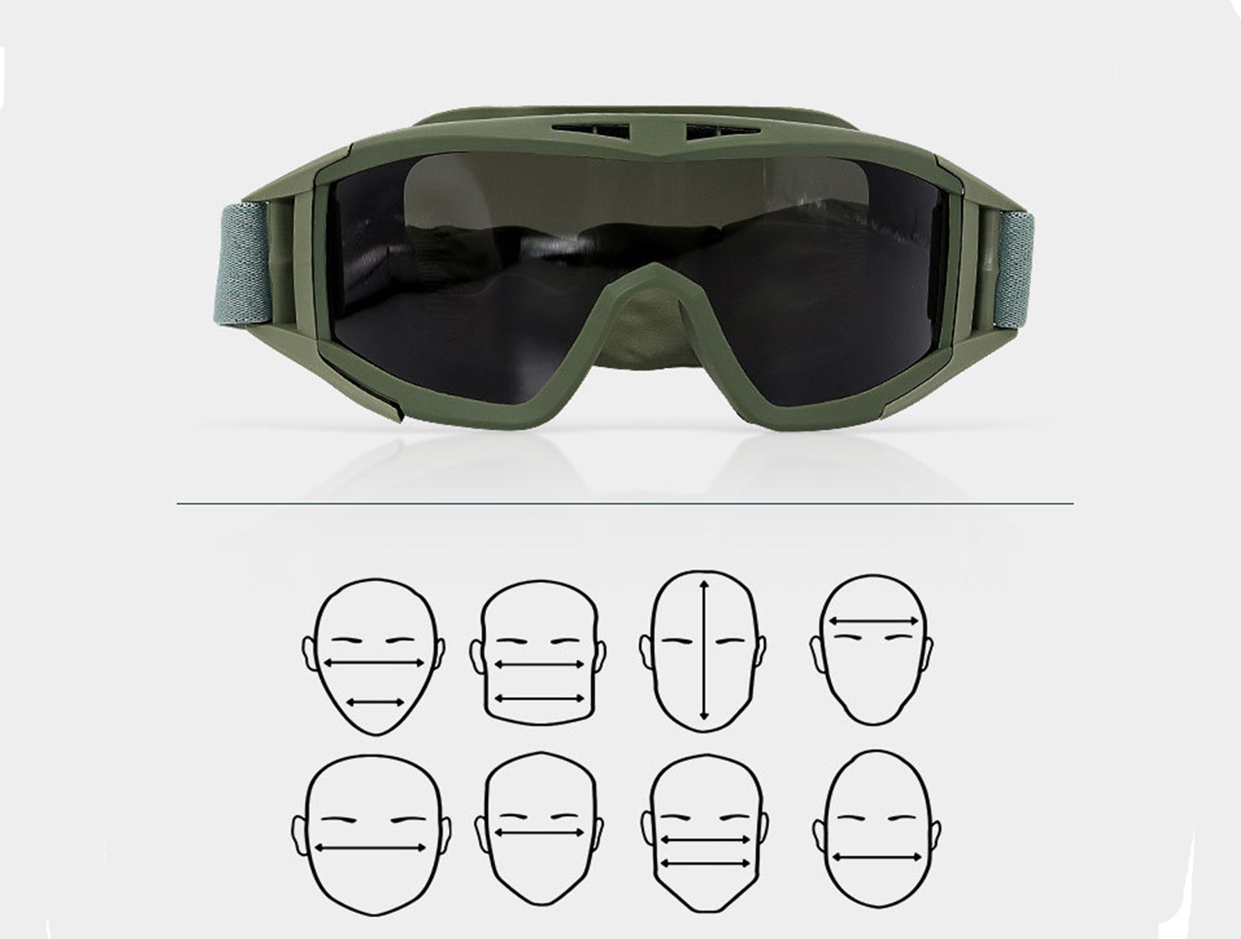 Sports Glasses, Detachable Free Adjustment Explosion Proof