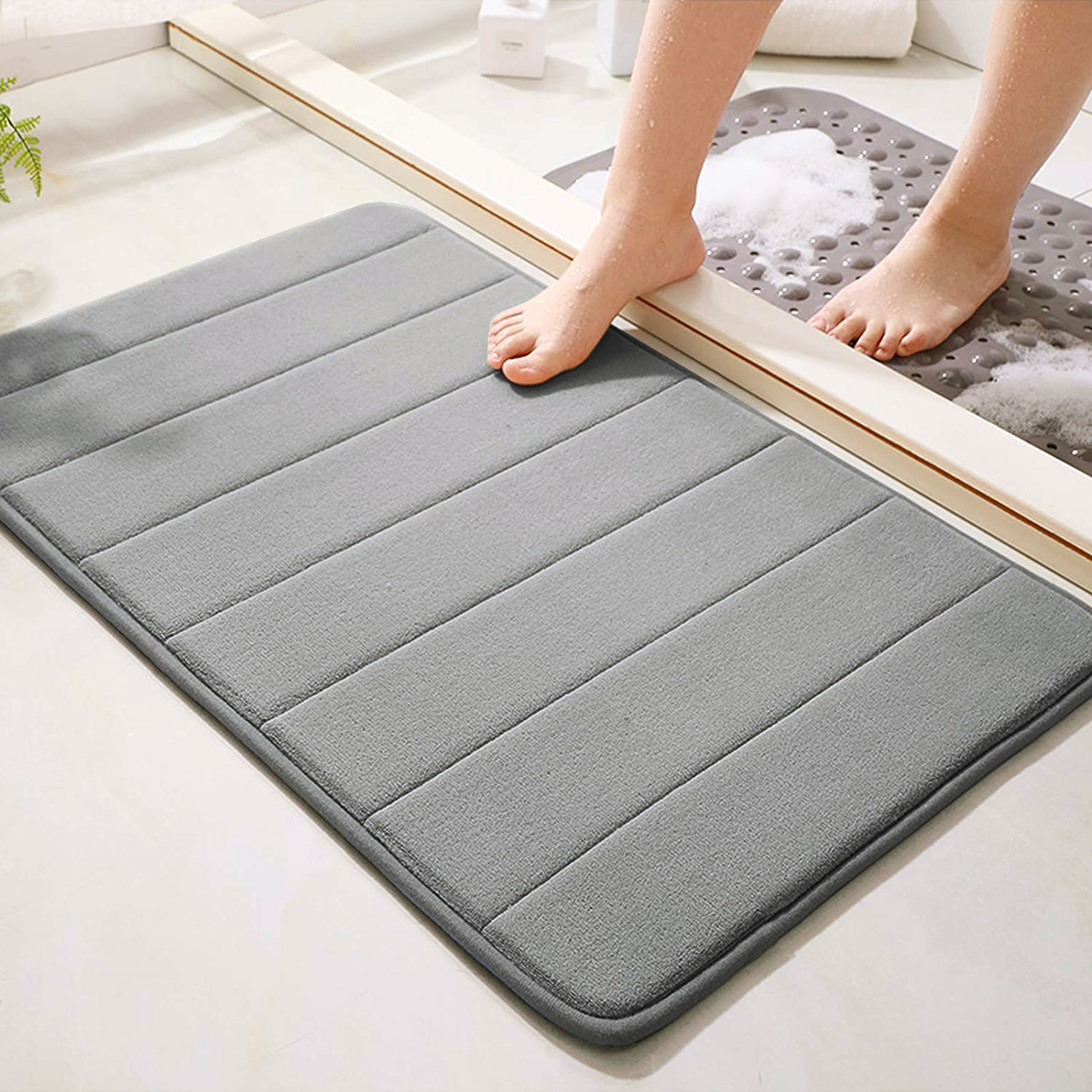 40*60cm Water Absorption Rug Bathroom Mat Indoor Absorbbs Doormat