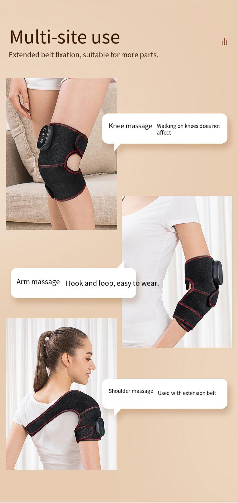 Intelligent Charging, Heating, Vibration Knee Massage Instrument For  Middle-aged And Elderly People's Shoulder And Knee Dual Use