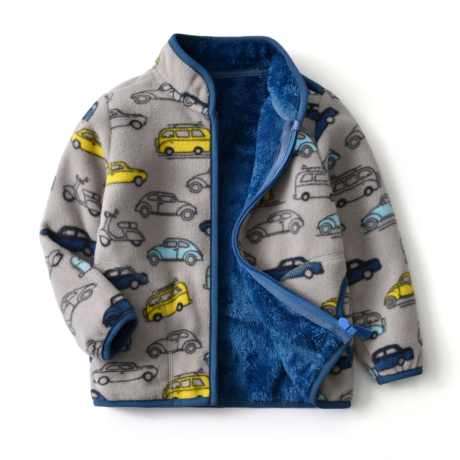 

Baby Boys' Printed Fleece Jacket Winter Warm Coat