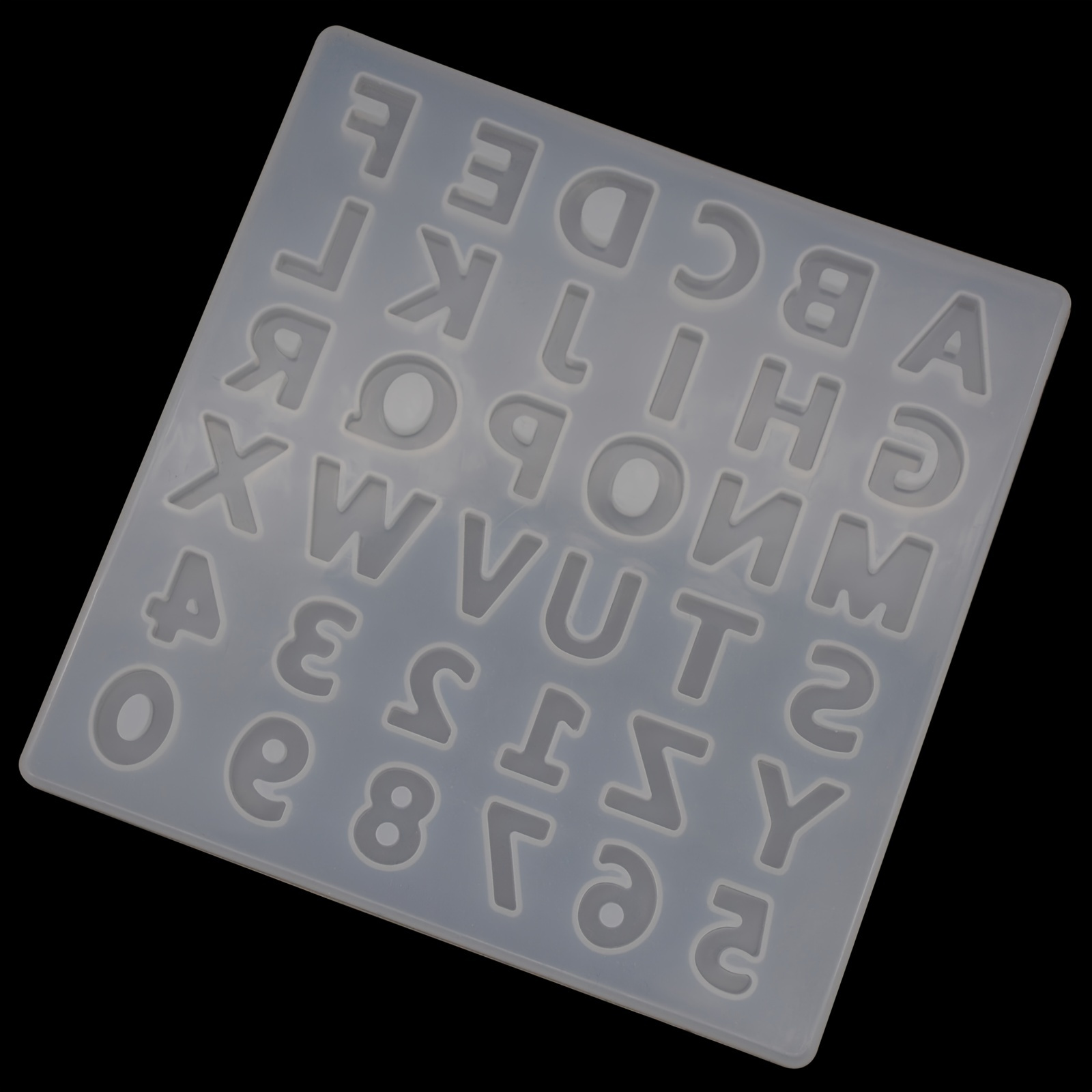 1.5 Alphabets & Numbers Silicone Resin Mold by hildie & jo