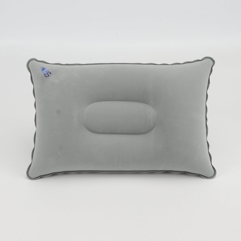 Keenso Almohada inflable de 2 colores para exteriores, almohada inflable de  camping, almohada inflable portátil plegable casual, almohada inflable