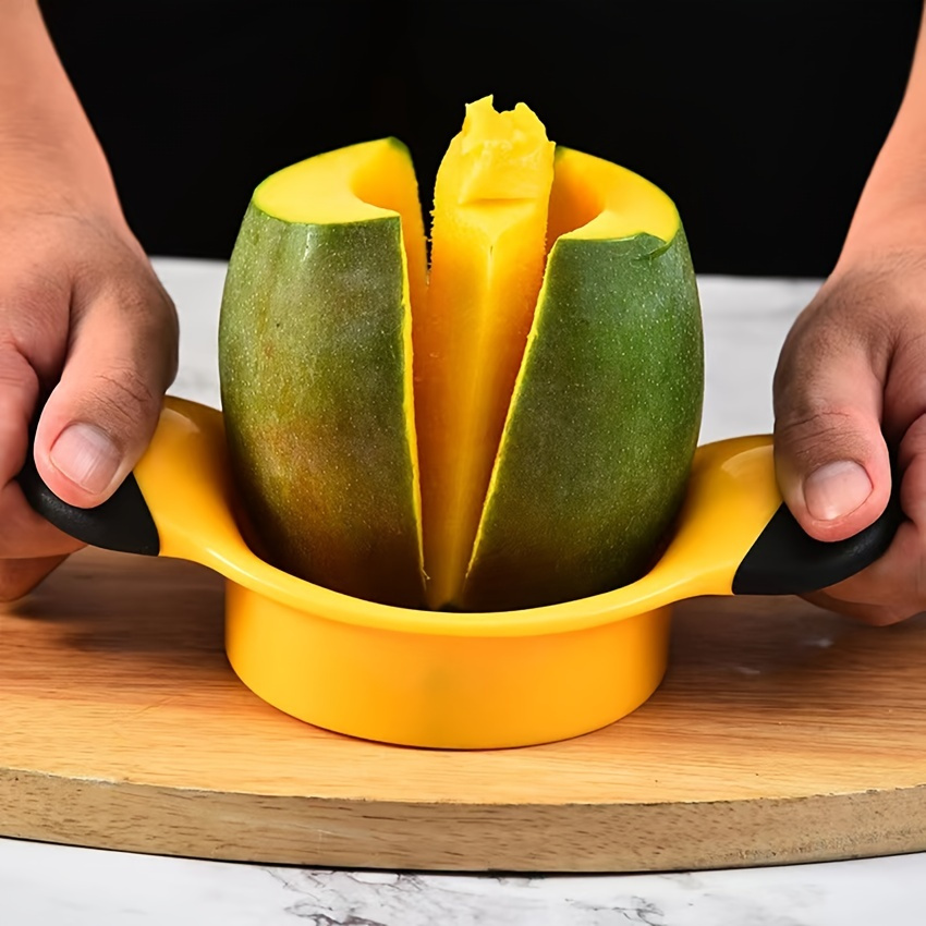 

1pc, Stainless Steel Mango Slicer, Fruit Divider, Mango Knife Slicer, Fruit Corer Slicer