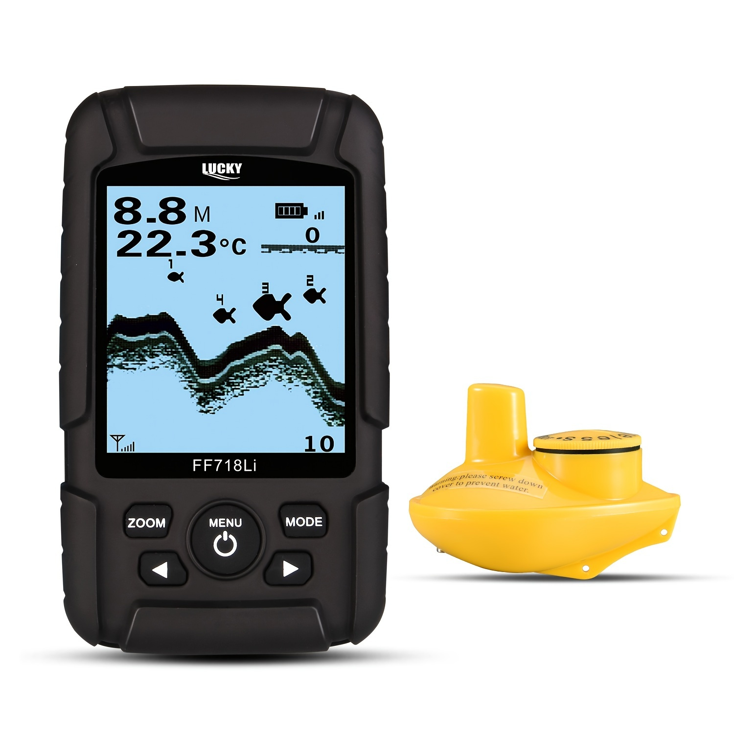 Portable Sonar Fish Finder Wireless Fishfinder IOS And Android Echo Sounder  Fish Finder, Suitable For Lake And Sea Fishing