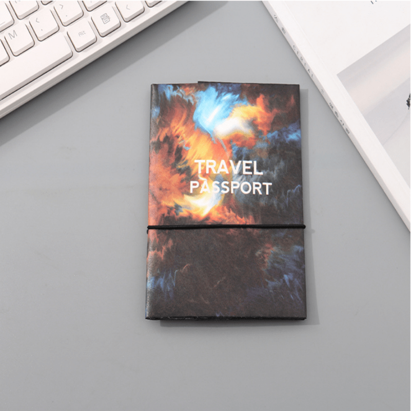 ELNX Reisepasshülle PU Leder | Passhalter Für Bordkarte & Karten | Reiseportemonnaie In Rosa