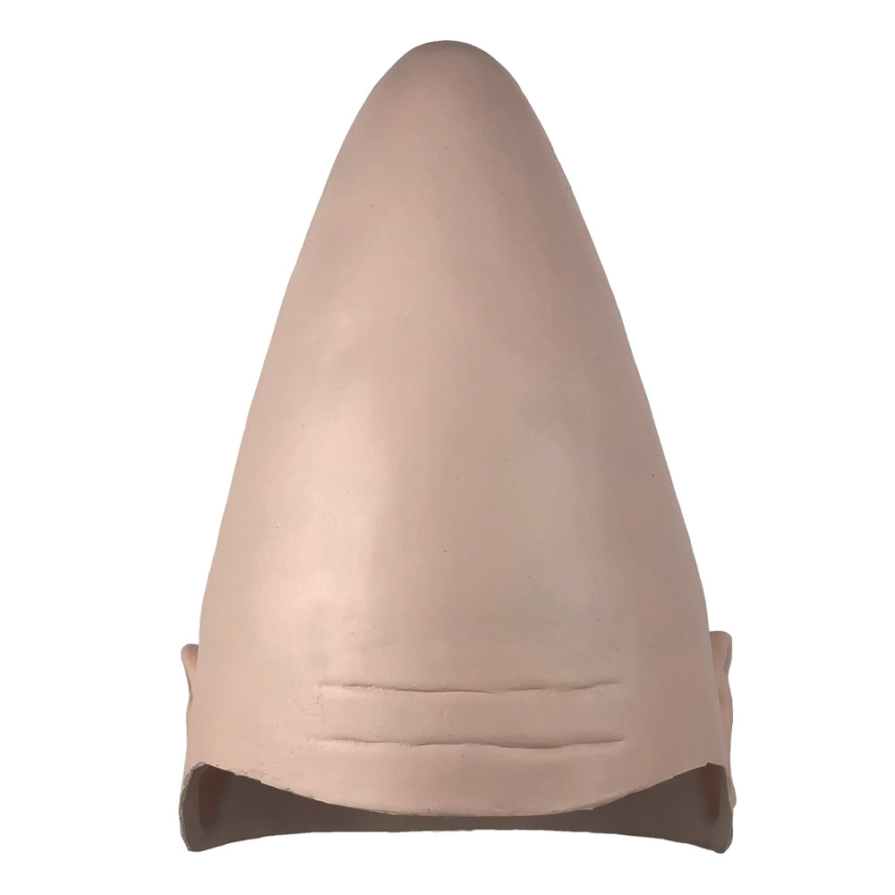 Image of Natural Latex Material Thick Bald Skin Headgear - Hairless Skull Egg-shaped Cosplay Hat For Halloween, Christmas & Carnival | Ideal Party Masquerade Gift With Fancy Dress Costume Atmosphere