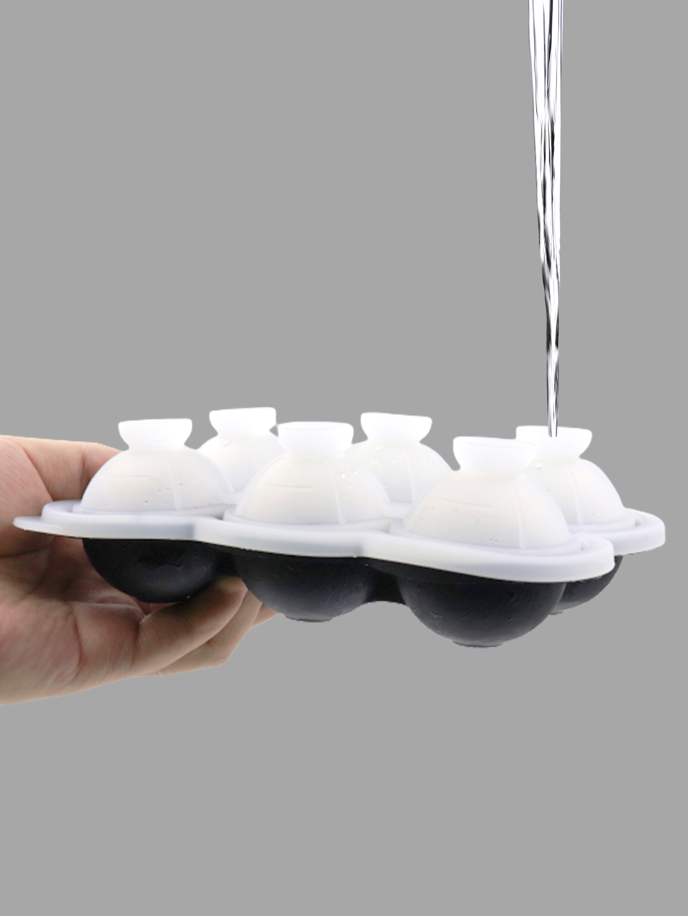 Ice Cube Tray, Ice Hockey With Funnel, Large Ball Ice Maker Silicone Ice  Cube Mold Easy Release For Cocktails, Drinks, Whiskey, Bourbon & Homemade  Juice - Temu