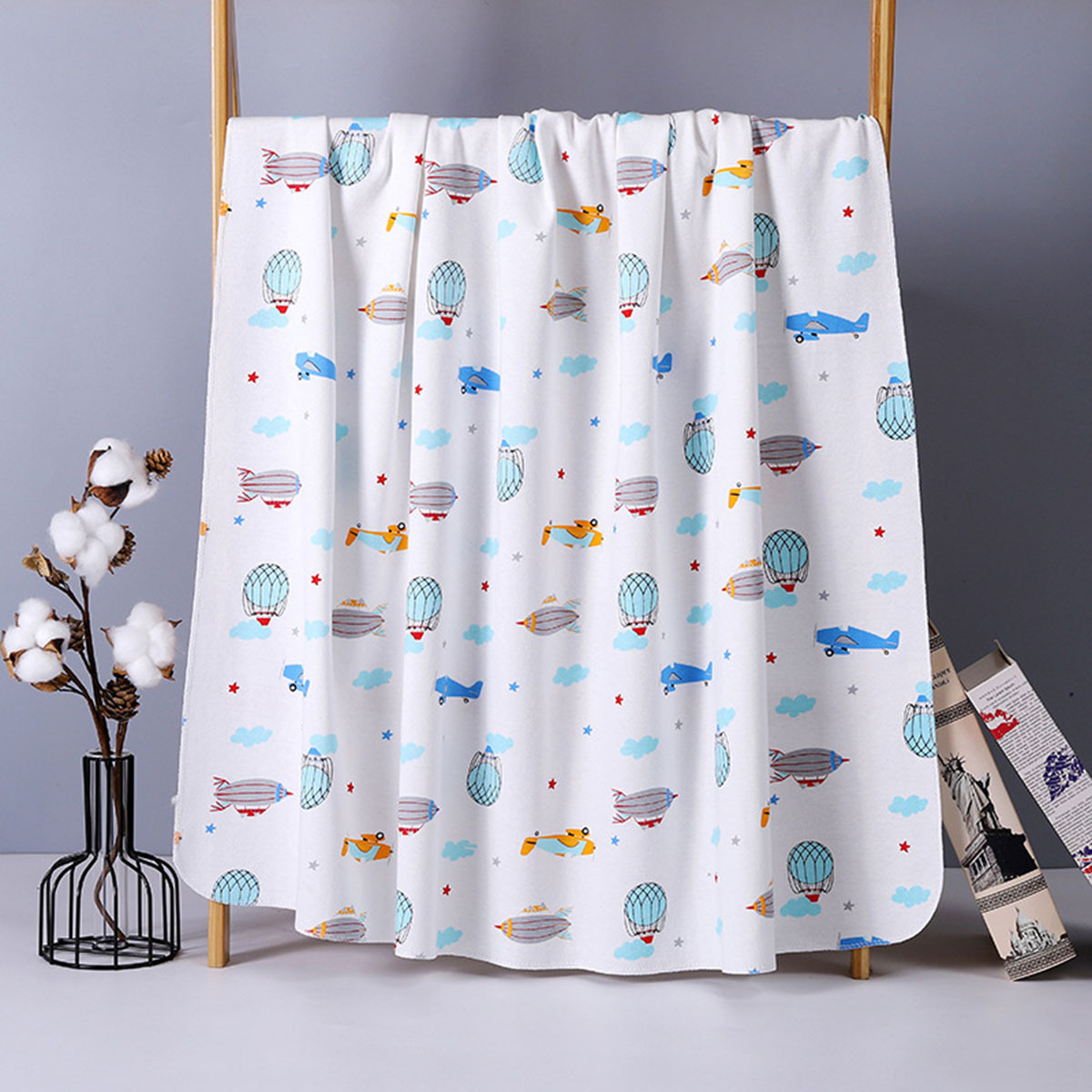 Baby Pure Cotton Wrap Blanket for Newborns