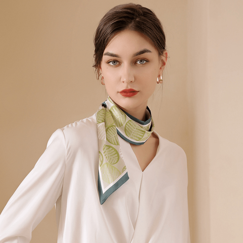 Imitation Silk Scarf Square Scarf Satin Headscarf Neck Scarves For Women  And Girls - Temu