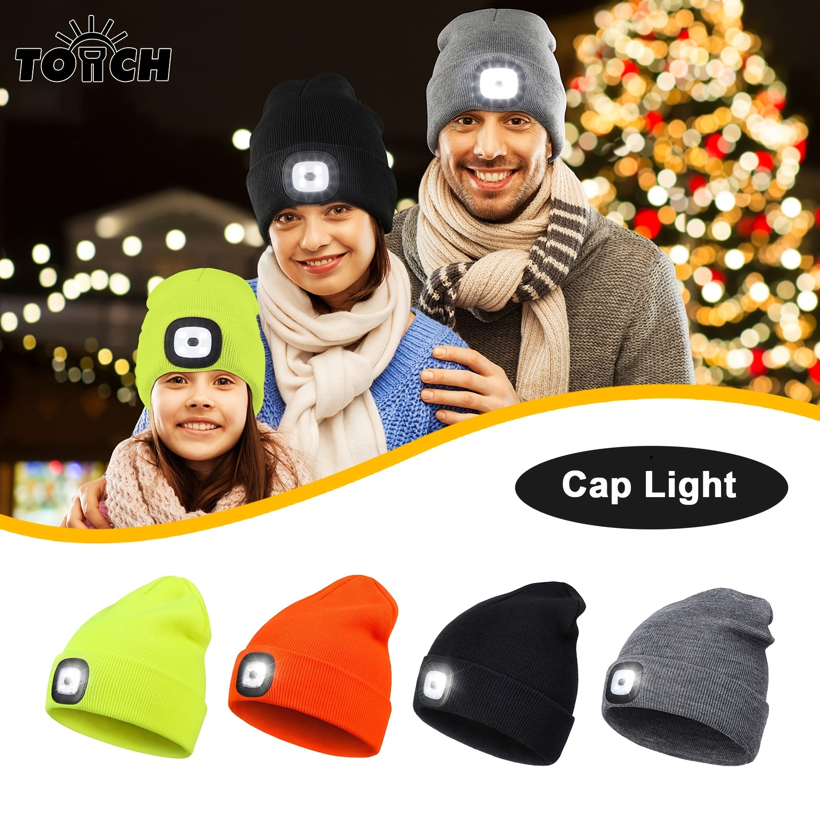 Rechargeable Led Beanie Hat Hands-free Headlamp For Nighttime Activities  Perfect Outdoor Lighting Accessory For Camping, Hiking, And Running  Unisex Design Temu