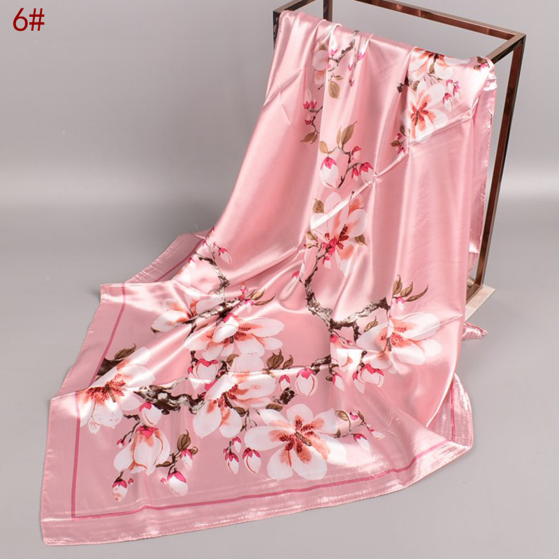 Women's Silk Scarf in Cherry Blossom Pink