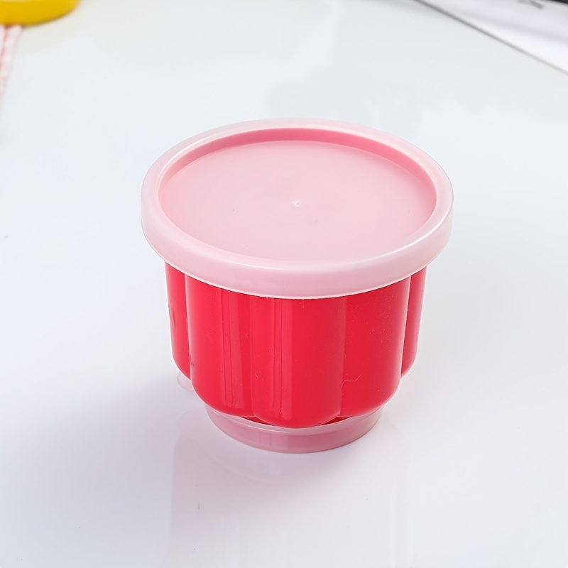 

4pcs, Reusable Jelly Pudding Mold With Lids - Perfect For Making Delicious Desserts At Home