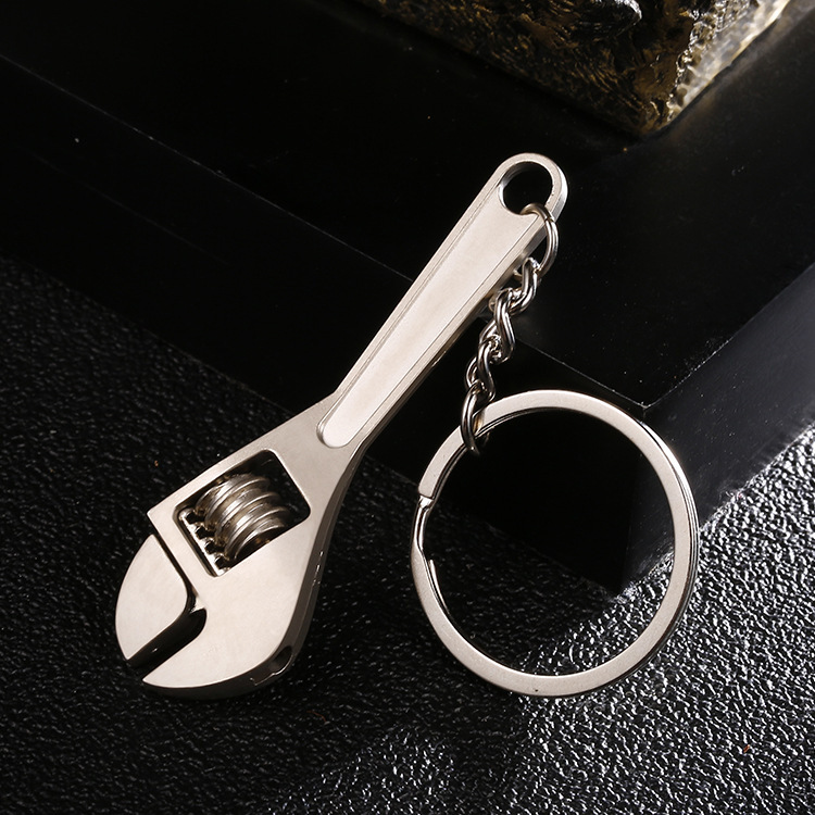 1pc Creative Tool Wrench Verstellbarer Schlüsselanhänger Schlüsselring, Kostenloser Versand Für Neue Benutzer