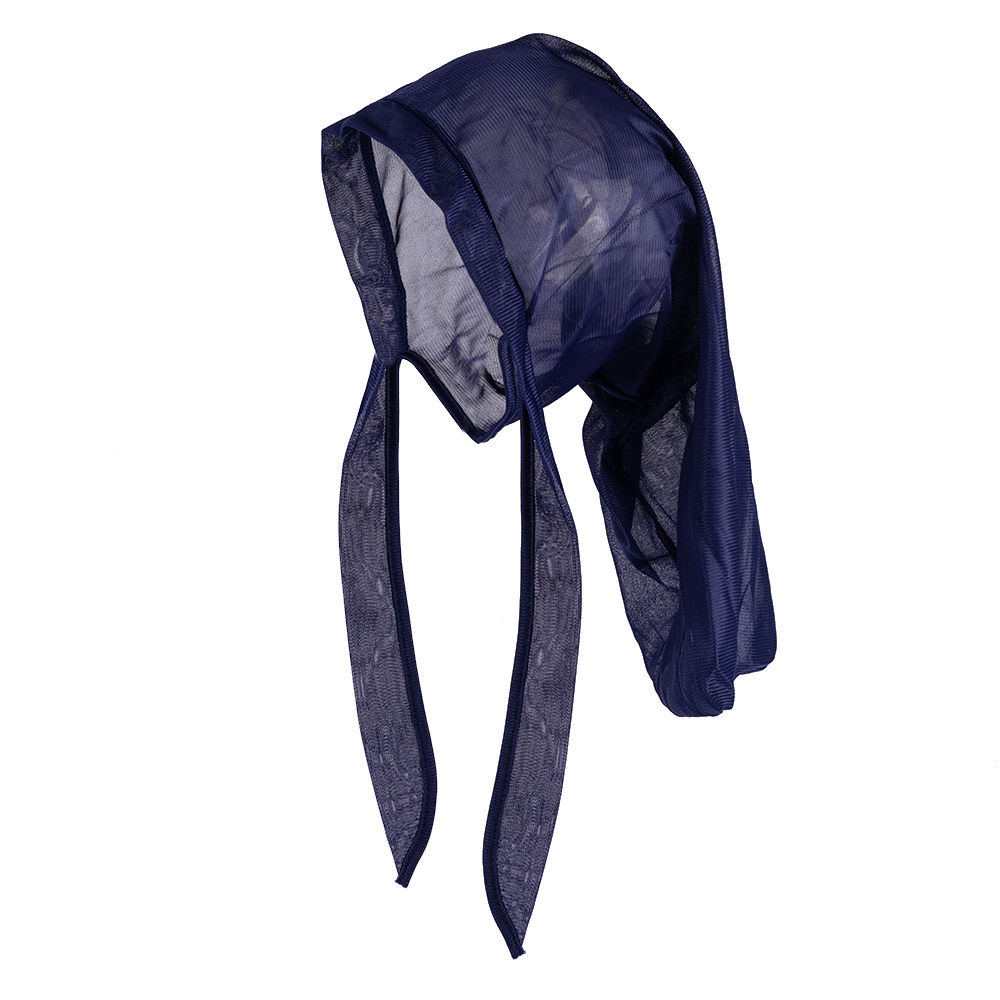 Women Satin Braid Bonnet Hat Sleep Caps Night Caps Solid Bonnet