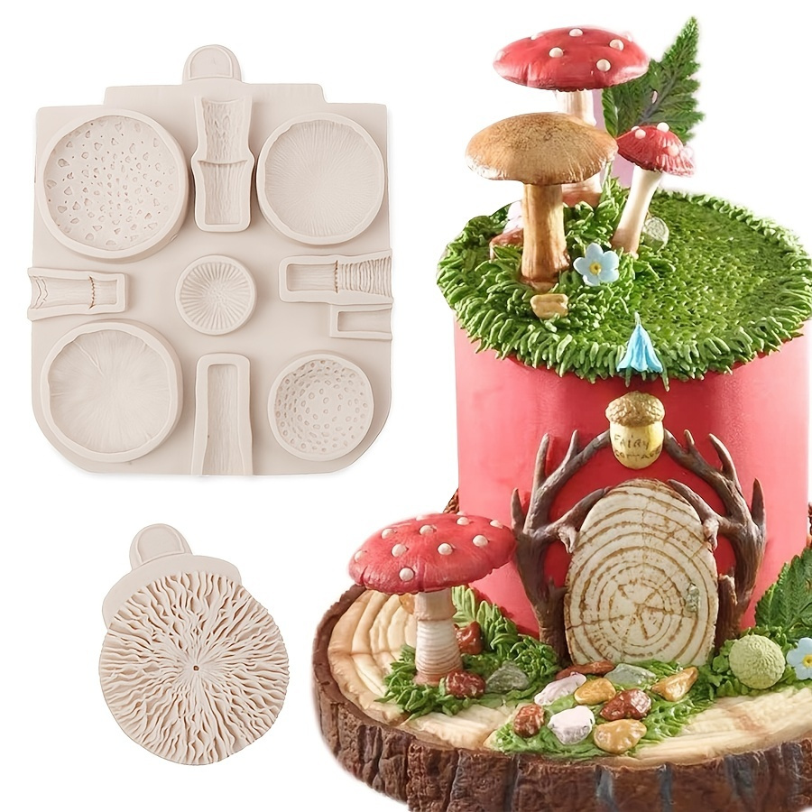 Mushroom Fondant Mold 3d Silicone Mold Candy Mold Chocolate - Temu