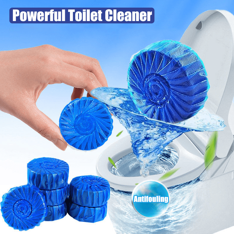 Household Toilet Bowl Cleaner Tablets Splash Toilet Cleaner Foam Powder for Hotels Family Hotels Restaurants - 10pcs