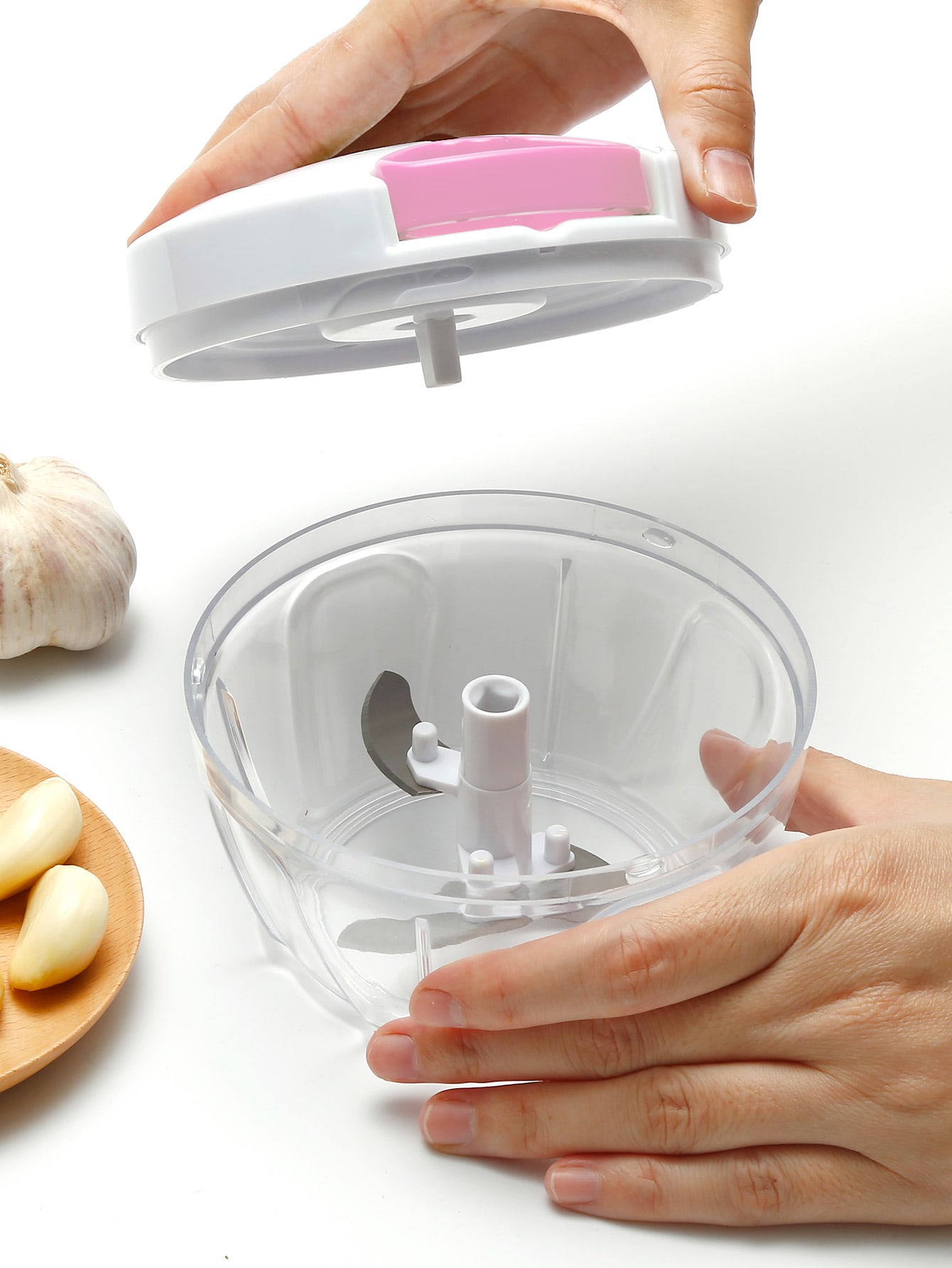 Manual Food Chopper For Vegetable Fruits Nuts, Onions Chopper, Hand