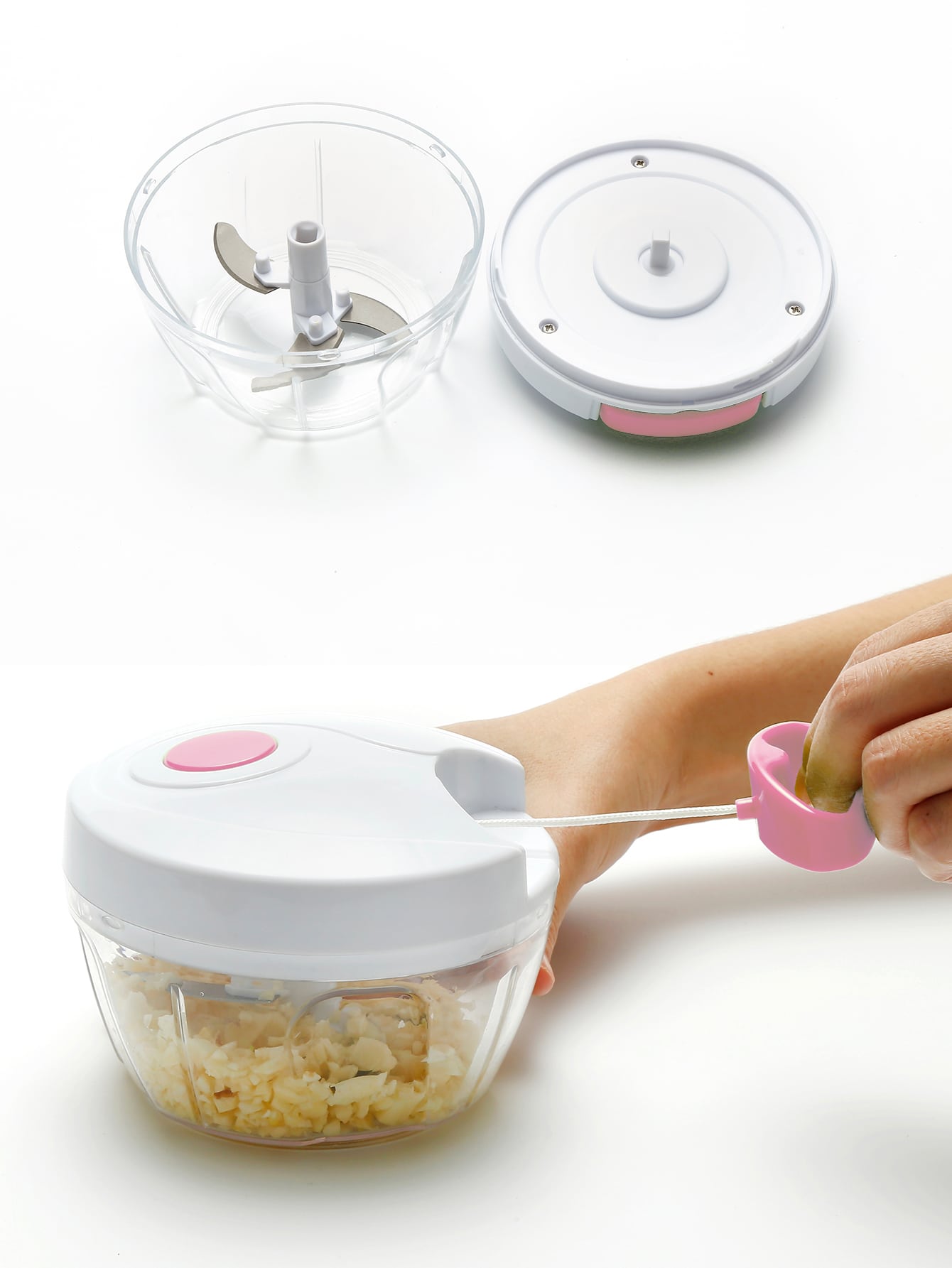 Manual Food Chopper For Vegetable Fruits Nuts, Onions Chopper, Hand