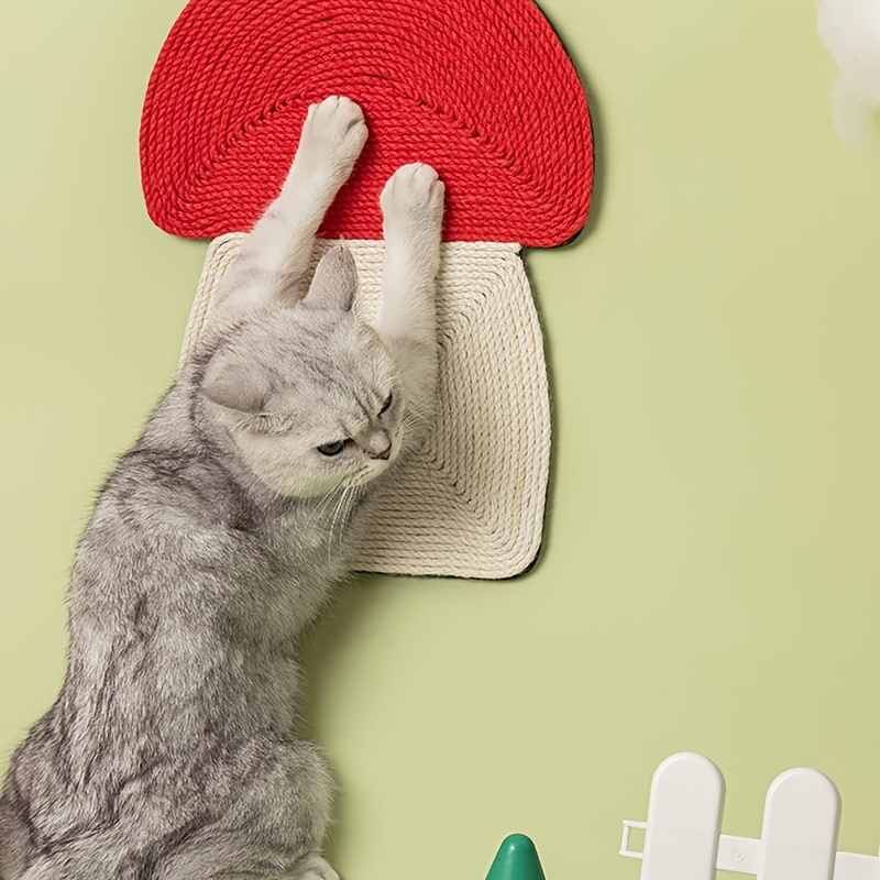 Mushroom Shaped Cat Scratching Mat, Interactive Toys For Indoor Cats, Pet Toy  Cat Scratcher Pad, Shop On Temu And Start Saving