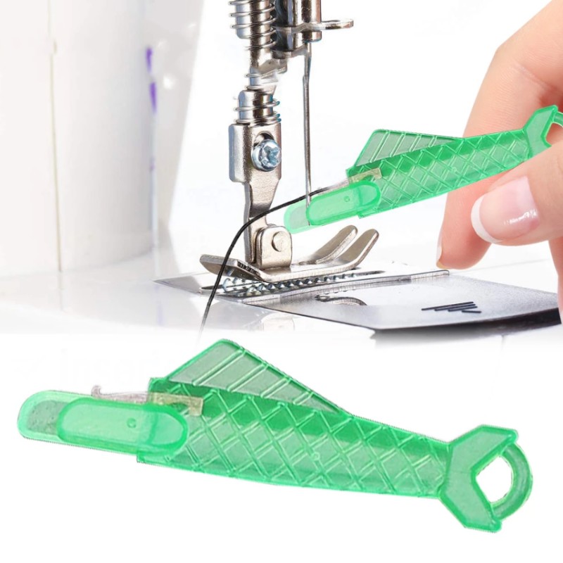 1 Automatic Needle Threader Plastic EASY TO USE Stitch Sew Hem Sewing D10 