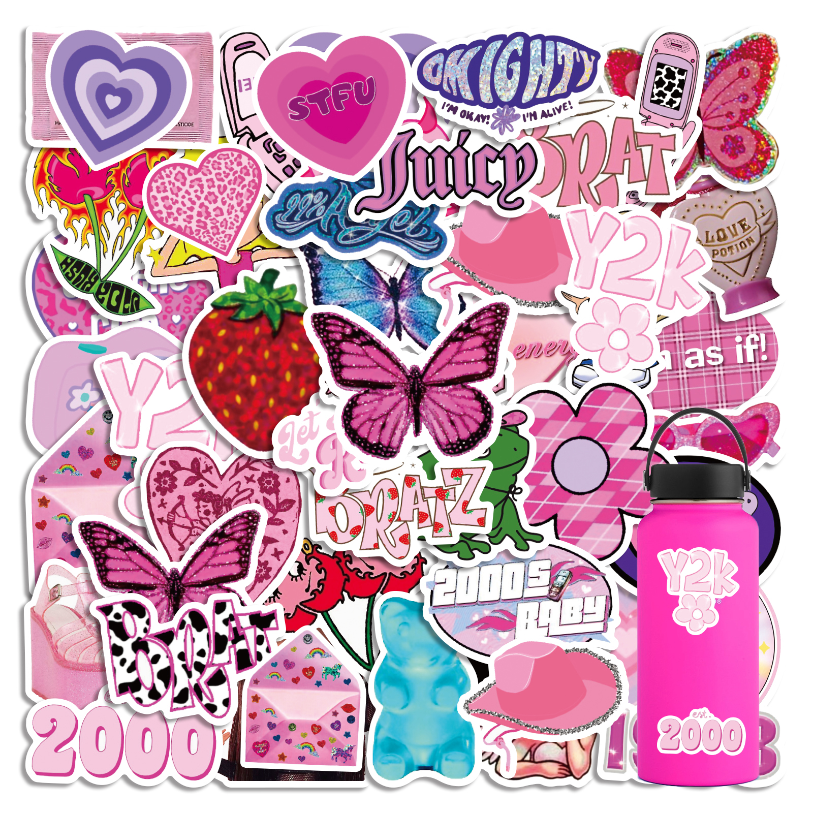 2000's Girly Stickers – InspiredBY Boutique