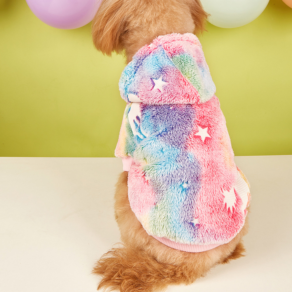 Genérico Pet Sling Hoodie Teddy Fleece Ultra-Soft Warm Pet Hoodie
