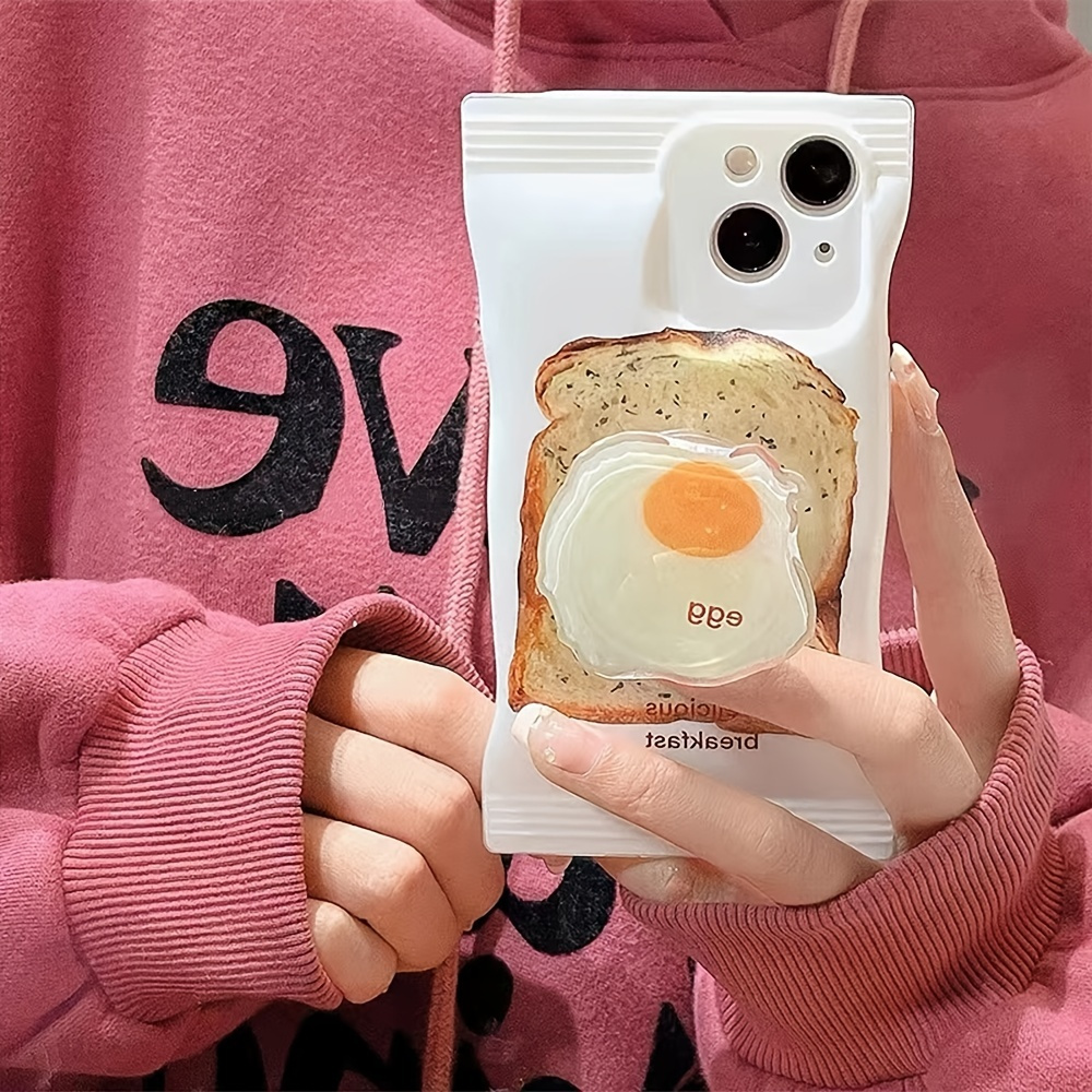  Frying Pan Creative Phone Case, Funny Fried Cooking Egg Phone  Case, Fried Egg Phone Case, for iPhone 14 13 12 11 Pro Max Plus Xs Xr  (12pro) : Cell Phones & Accessories