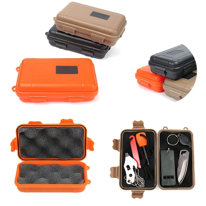 Organize Your Outdoor Adventures With This Waterproof Edc Survival Box, Shop On Temu And start Saving