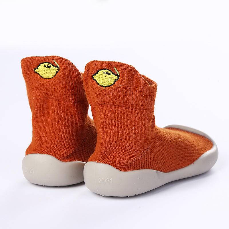 Toddler Baby Sock Shoes Non slip Floor Socks Fruit Print - Temu Canada