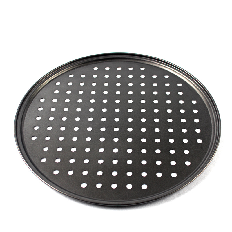 Non Stick Pizza Trays Baking Pan Round Restaurant Dish Pie - Temu