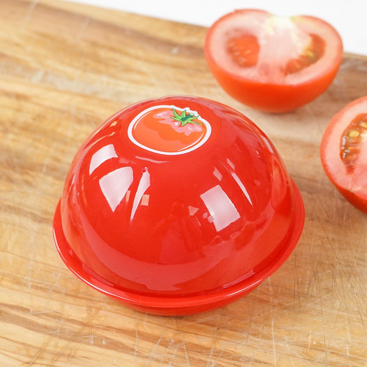 1pc Onion Plastic Storage Box, Onion Shaped Food Saver Storage Container,  450ml/15.8oz