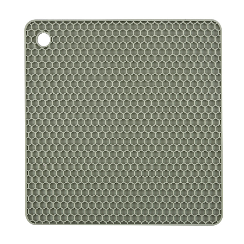 Round Silicone Mat Non-Slip Insulation Heat-Resistant Anti-Scalding  Honeycomb Microwave Oven Mat Pot Holder Thicken Coasters - AliExpress