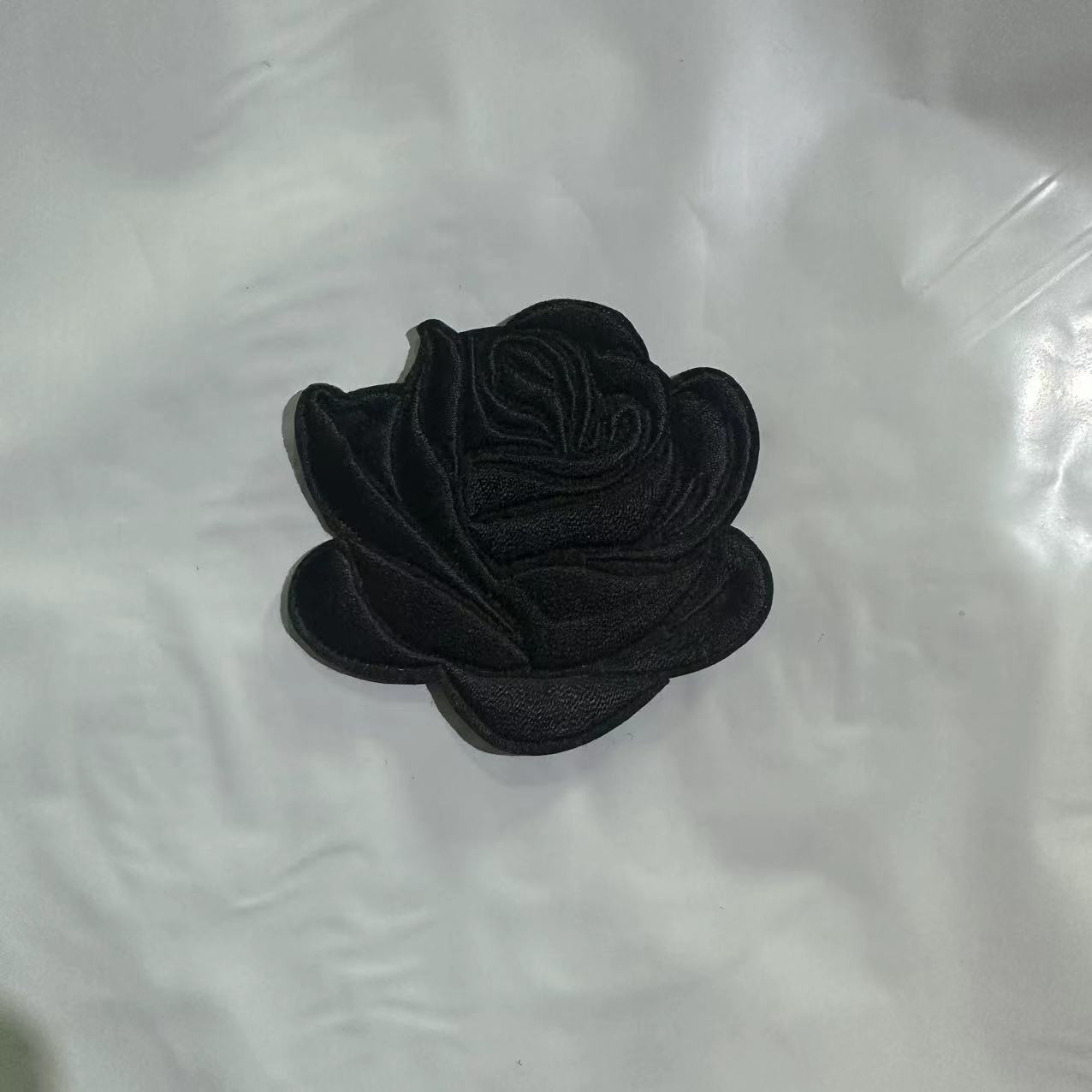 Sequin Flower patches for clothes DIY iron on black parch appliques  Embroidery applique patch ropa clothing accessory