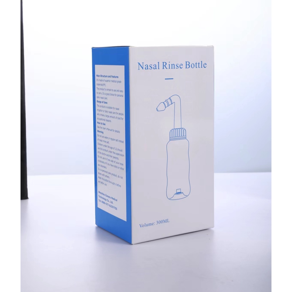 Botella de lavado Nasal Neti Pot, limpiador Nasal, juego de riego con  boquilla de repuesto reutilizable