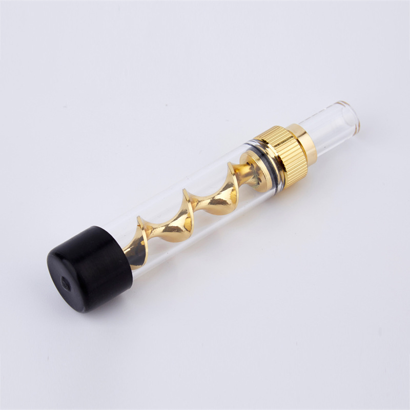 V12 Spiral Orbit Smoking Pipe Twisty Glass Blunt Smoke Nozzle Tool