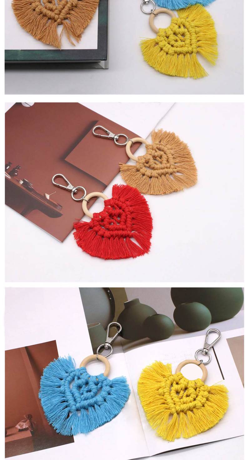 Suweibuke Cute Pink Initial Keychain - Letter Keychain With Tassel For Women Girls, Personalized Gift