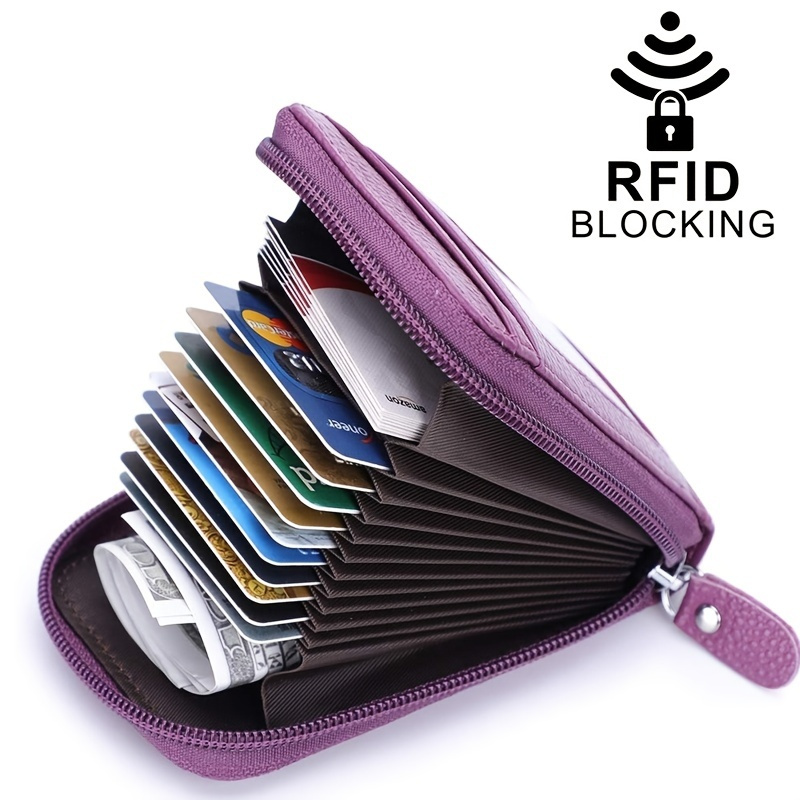 Mini Short Credit Card Holder Zipper Around Coin Purse Pu Leather Card  Organizer Wallet 4 33 X3 15 X0 79 - Bags & Luggage - Temu