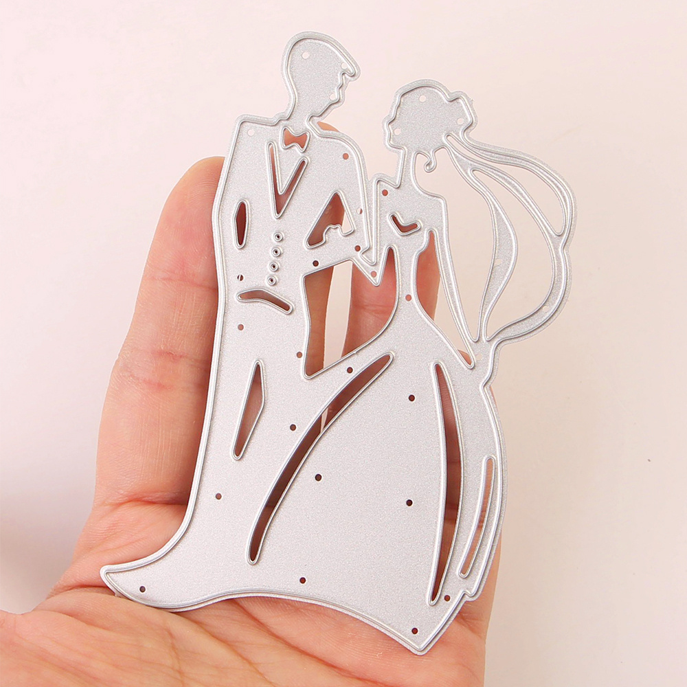 Couples Metal Cutting Dies Cut Die Mold Wedding Scrapbook - Temu