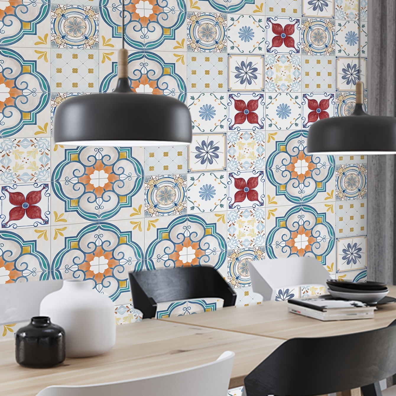 Peel And Stick Wallpaper Tile - Temu