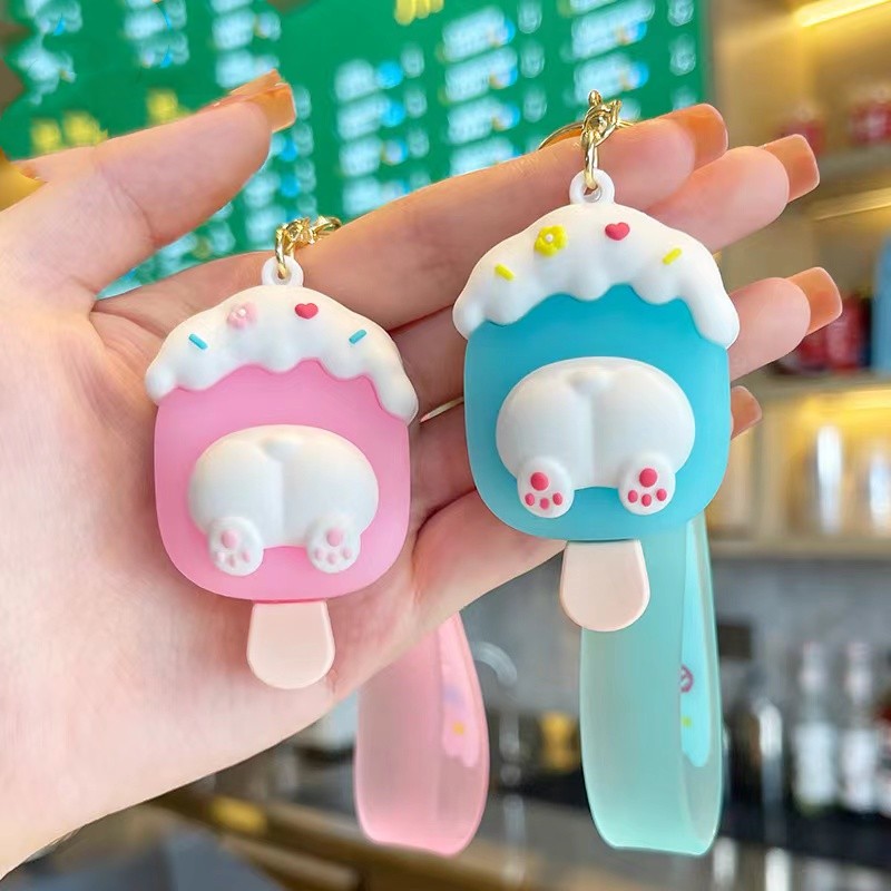 1pc Car Key Chain 3d Cute Cartoon Rabbit Design Pendant Car Key Ring With  Lanyard For Car Key Accessories Car Decorations For Car Keys - Automotive -  Temu New Zealand