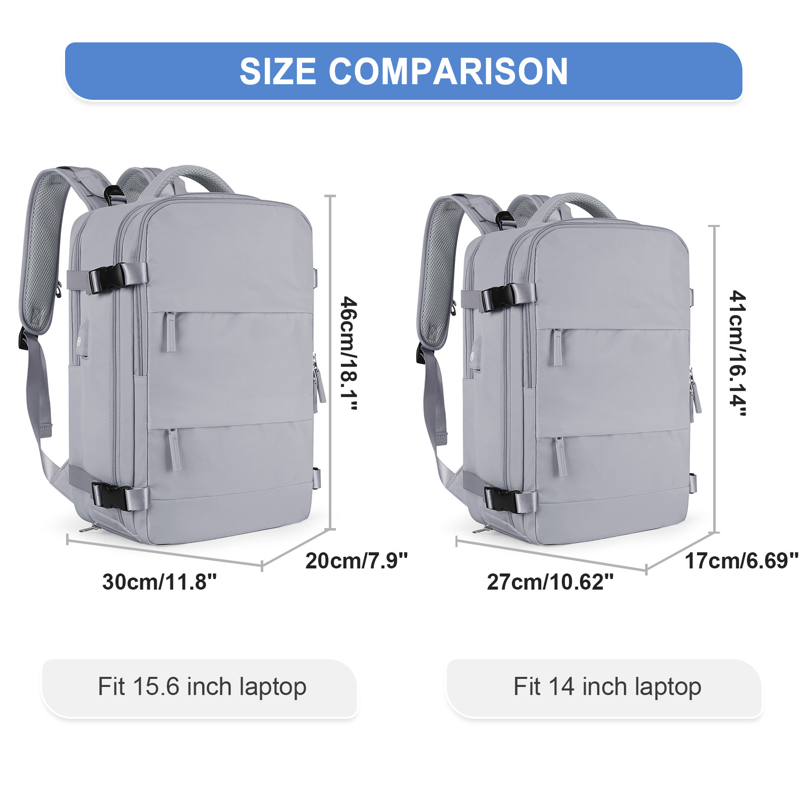 Large Travel Backpack Women, Carry On Backpack Men,hiking Backpack  Waterproof Outdoor Sports Rucksack Casual Daypack School Bag Fit 14 Inch  Laptop Wit