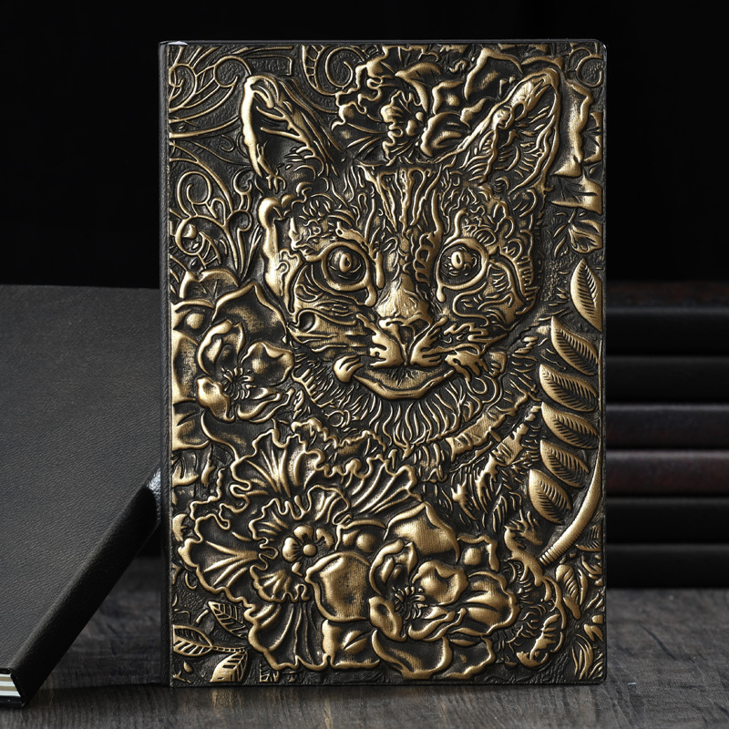 Cat Star Man A5 Hardbound Notebook Journal Notepad
