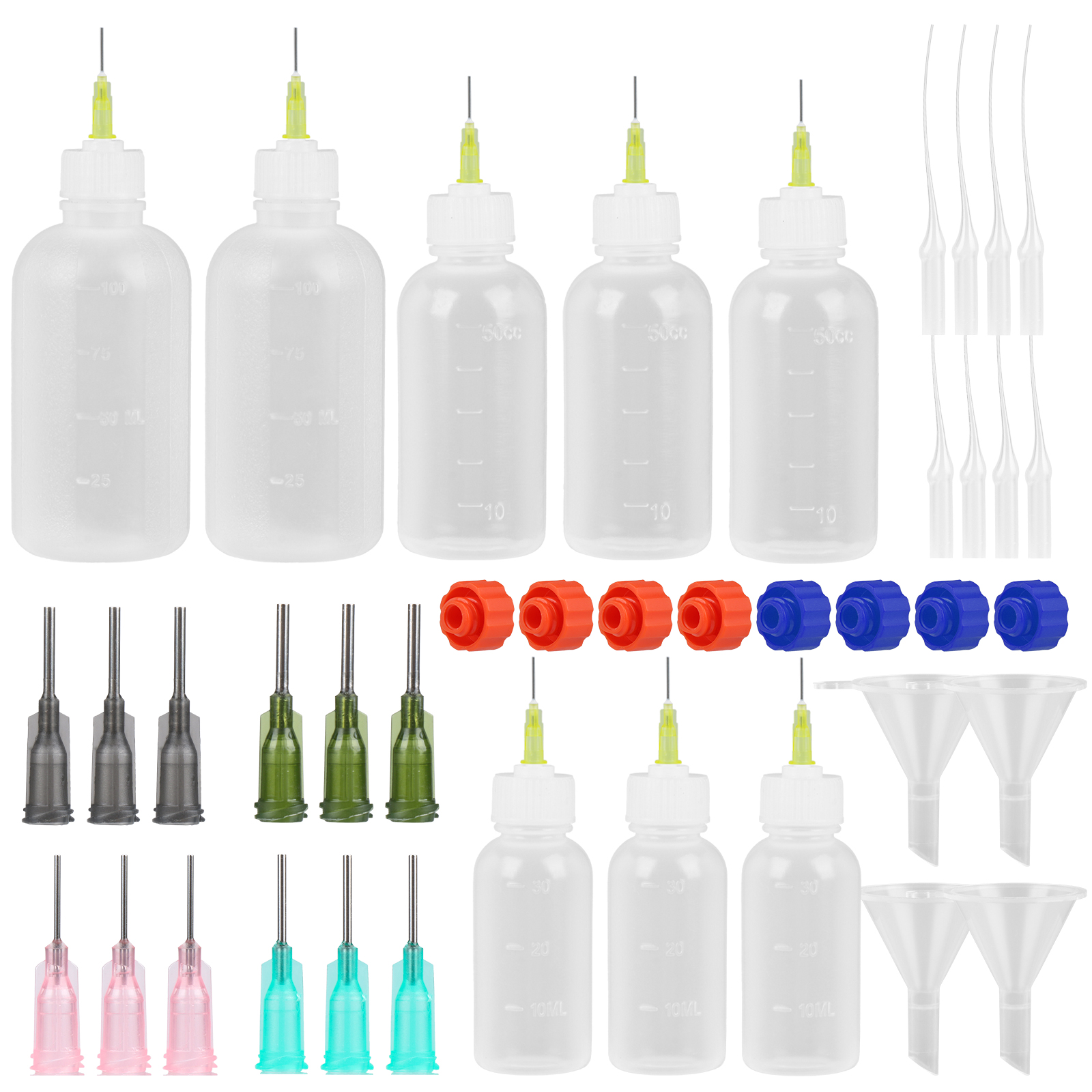 Paper Quilting 30ml Empty Glue Squeeze Bottles Plastic Needle Tip  Applicator US