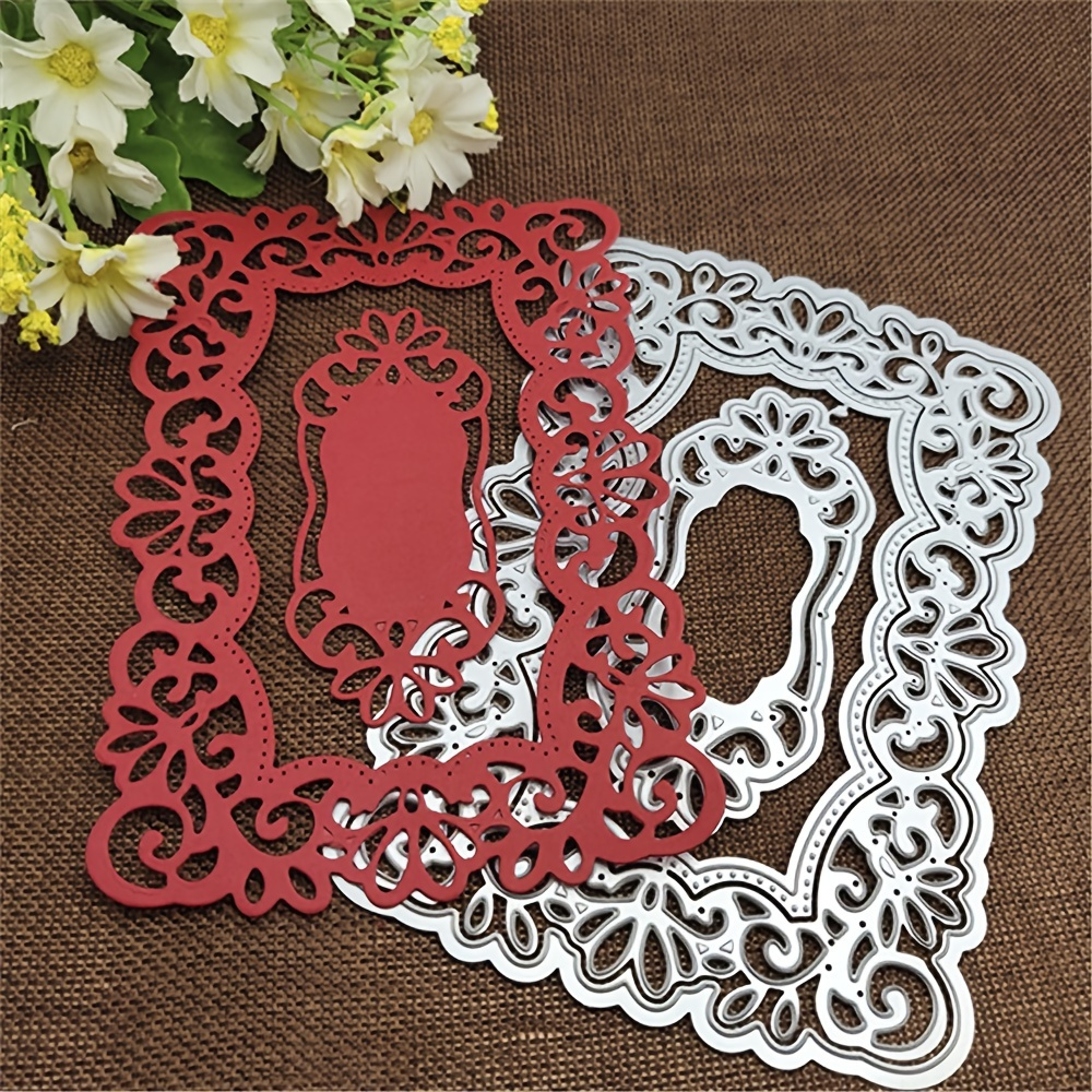 for Creative Lace Frame Metal Cutting Die Border Die Cuts Embossing Mould  Template for DIY Paper Crafts Photo Album Deco die cuts for Card Making on  Clearance Prime : : Home 
