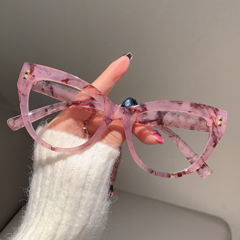 Cat Eye Eyeglasses For Women Light Blocking Computer Glasses