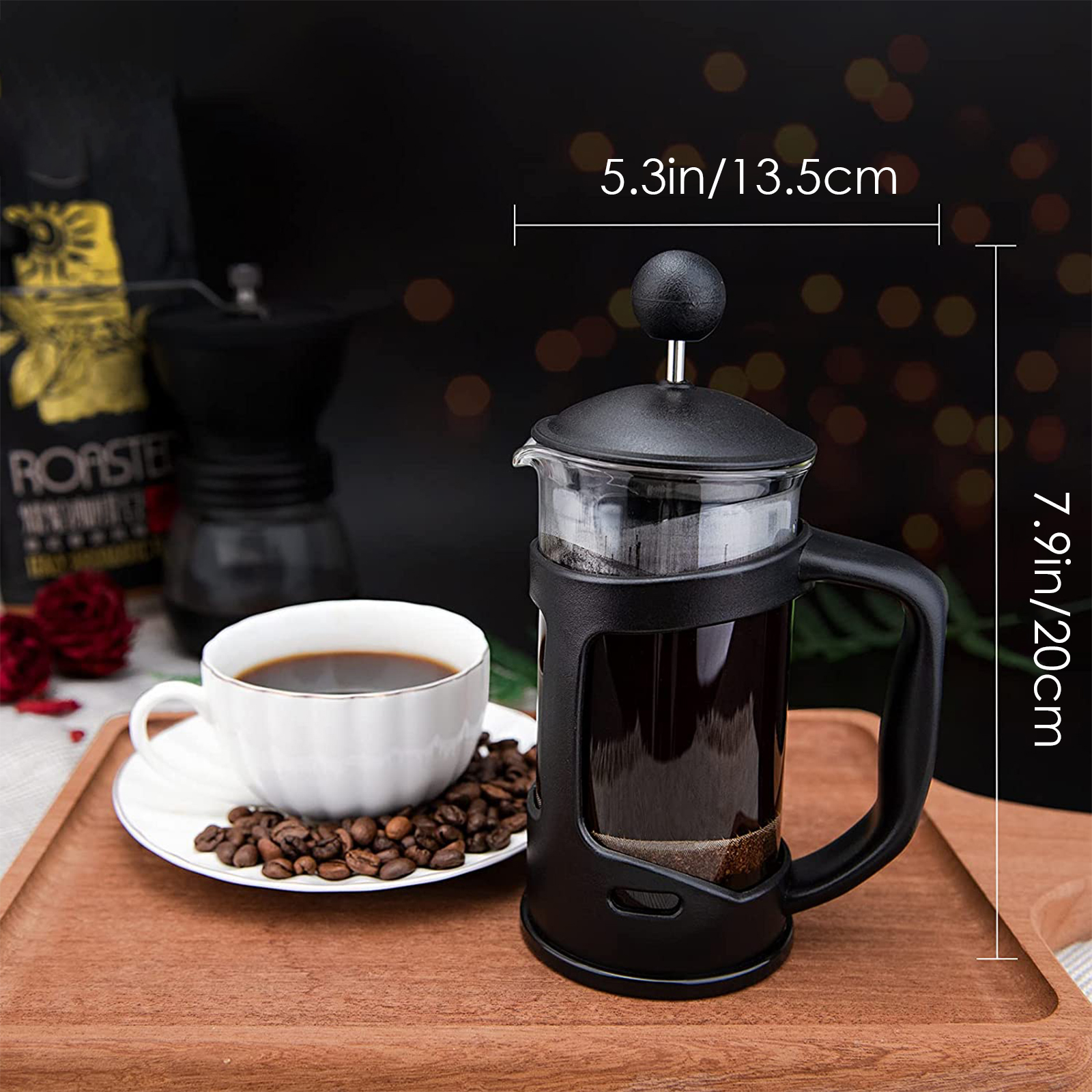 French Press Coffee Maker 1 Cup Coffee Presser Perfect Gift - Temu France